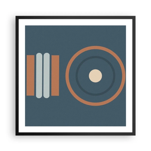 Plakat w czarnej ramie - Istota rzeczy - 60x60 cm