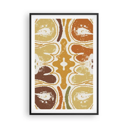 Plakat w czarnej ramie - Abstrakcja sentymentalna - 61x91 cm