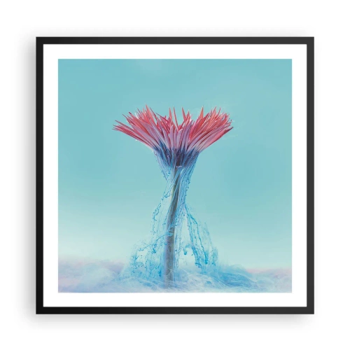 Plakat w czarnej ramie - W ożywczym objęciu - 60x60 cm