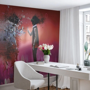 Fototapeta Standard Eco - Czy można wejrzeć w siebie? - Abstrakcja, Sztuka, Ludzie - 350x256 cm