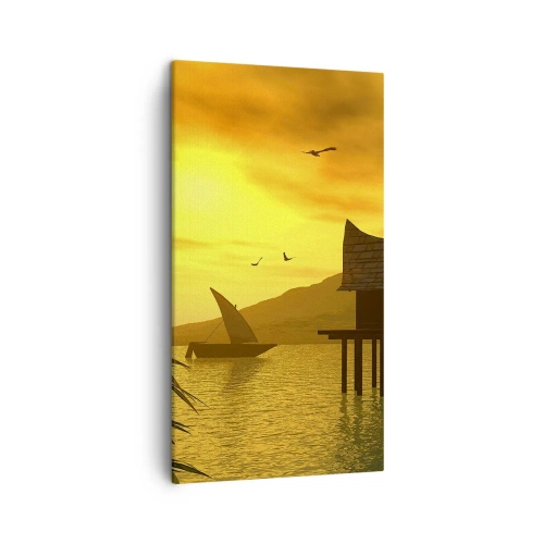 Obraz na płótnie - Upragniony spokój - 45x80 cm