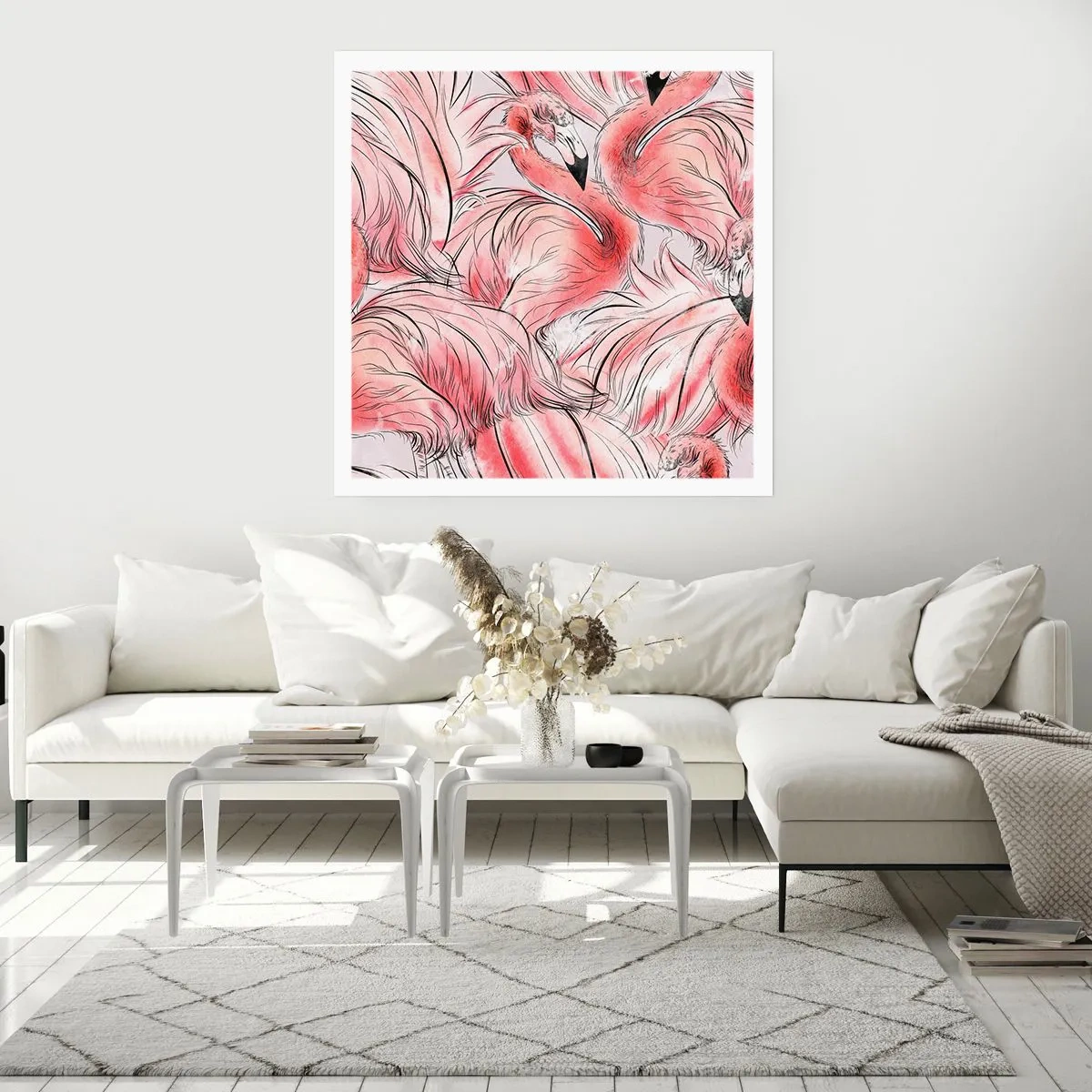 Plakat - Ptasi corps de ballet - 60x60 cm