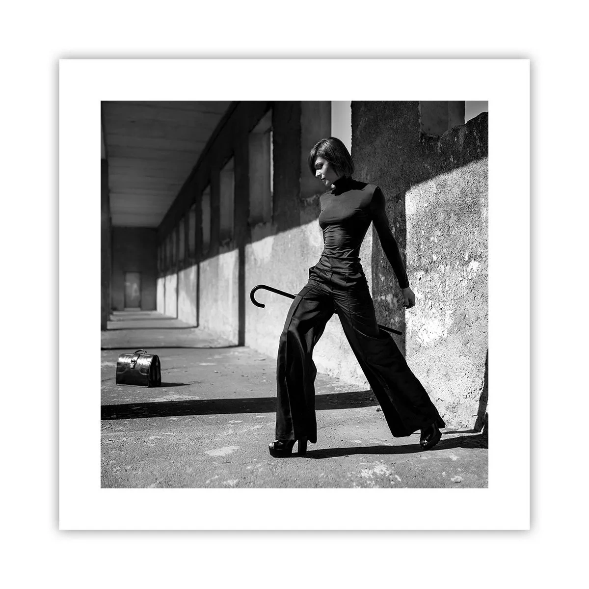 Plakat - Miejska elegancja - 40x40 cm