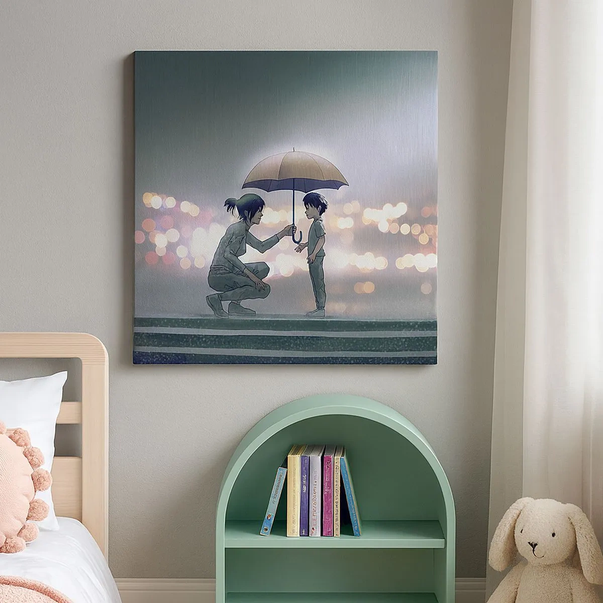 Obraz na płótnie - I już jest wszystko dobrze - 30x30 cm