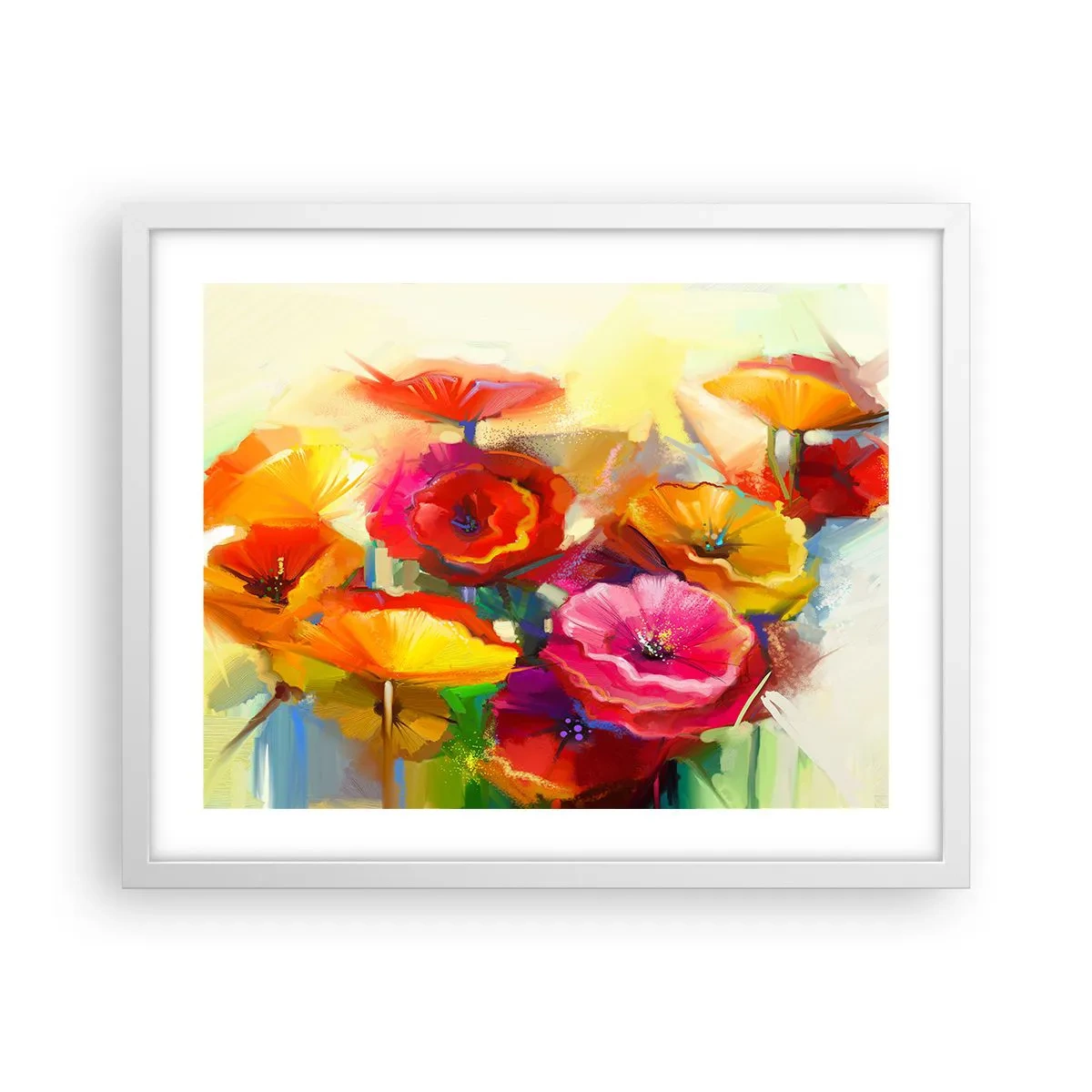 Plakat w białej ramie - Nie tylko czerwone - 50x40 cm