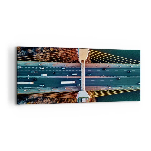 Obraz na płótnie - ZA wodami, za lasami - 100x40 cm