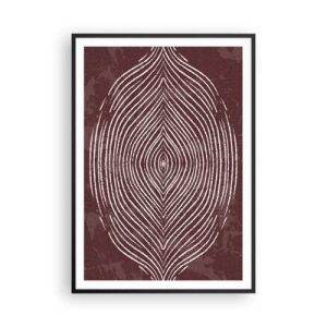 Plakat w czarnej ramie - Przestrzeń mówi - 70x100 cm