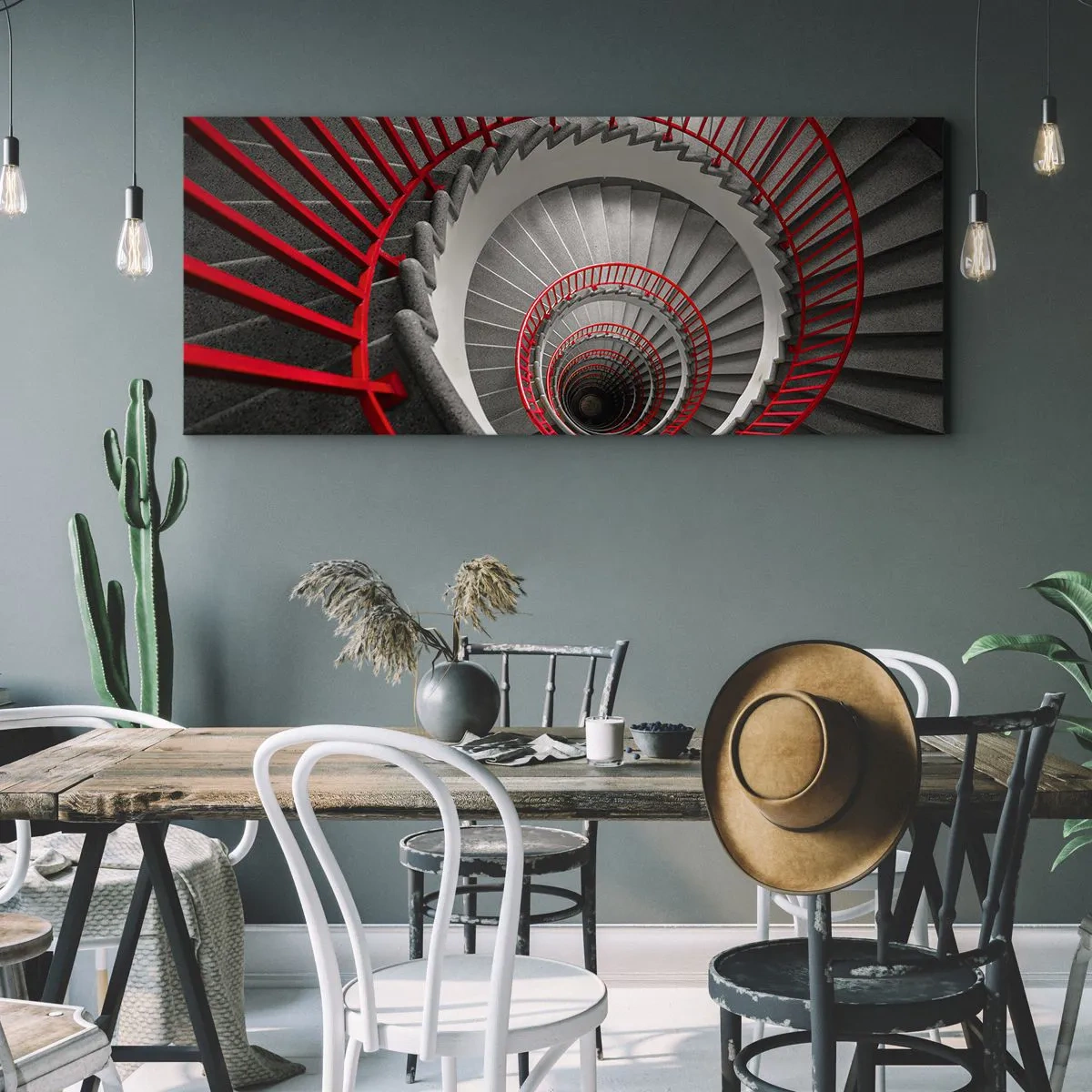 Obraz na płótnie - Zabawy architektury - 100x40 cm