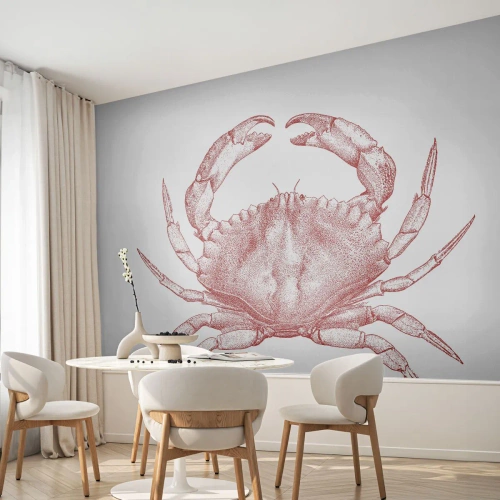 Fototapeta Samoprzylepna Deluxe Sticker - Krab nad kraby - Krab, Owoce Morza, Skorupiak - 450x315 cm