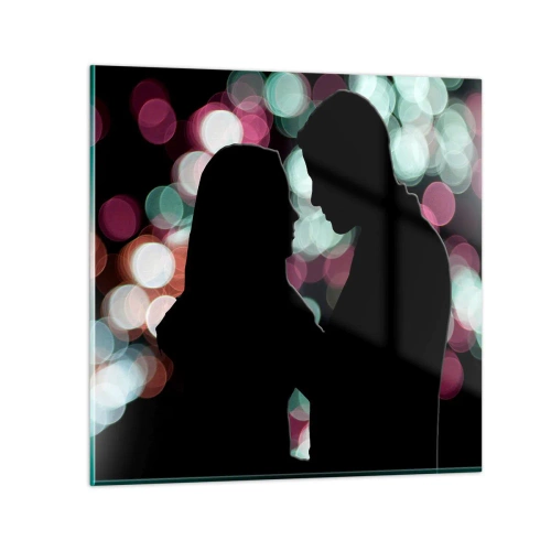 Obraz na szkle - Tak! - 40x40 cm