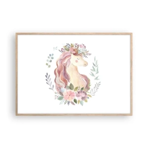 Plakat w ramie jasny dąb - Zaproszenie do świata baśni - 100x70 cm