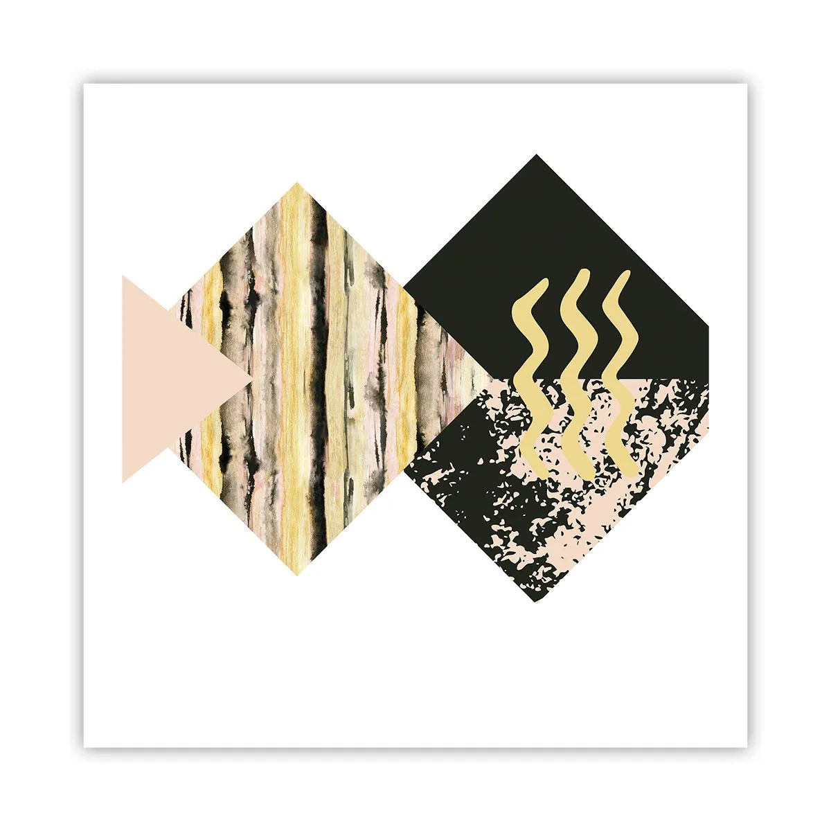 Plakat - Nie takie proste - 60x60 cm