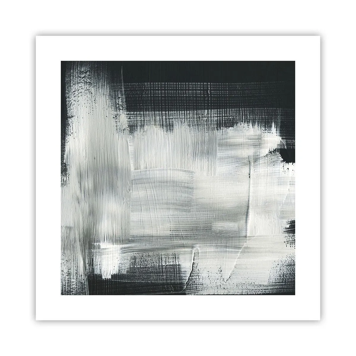 Plakat - Utkane z pionu i poziomu - 40x40 cm