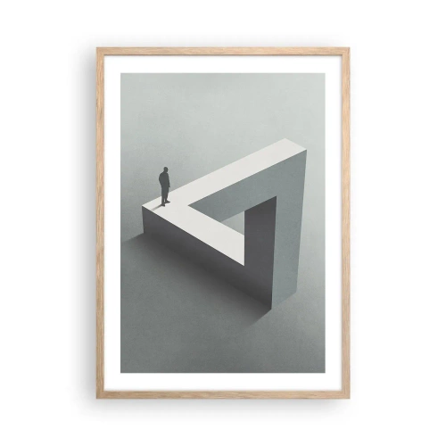 Plakat w ramie jasny dąb - A jednak możliwe - 50x70 cm