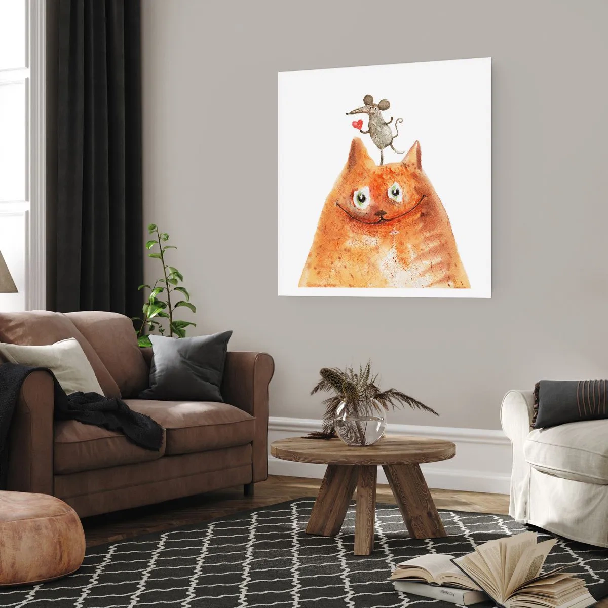 Plakat - Paradoksy miłości - 60x60 cm