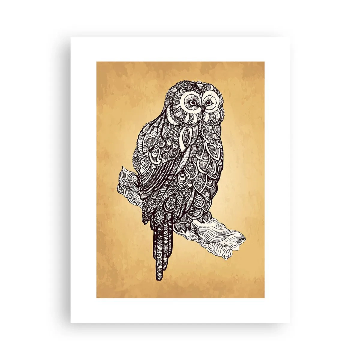 Plakat - Misterne ornamenty mądrości - 30x40 cm