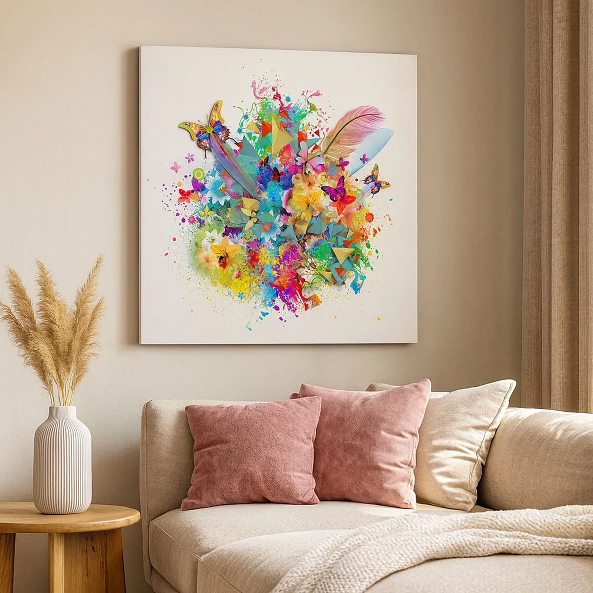 Obraz na płótnie - Bukiet radości - 30x30 cm