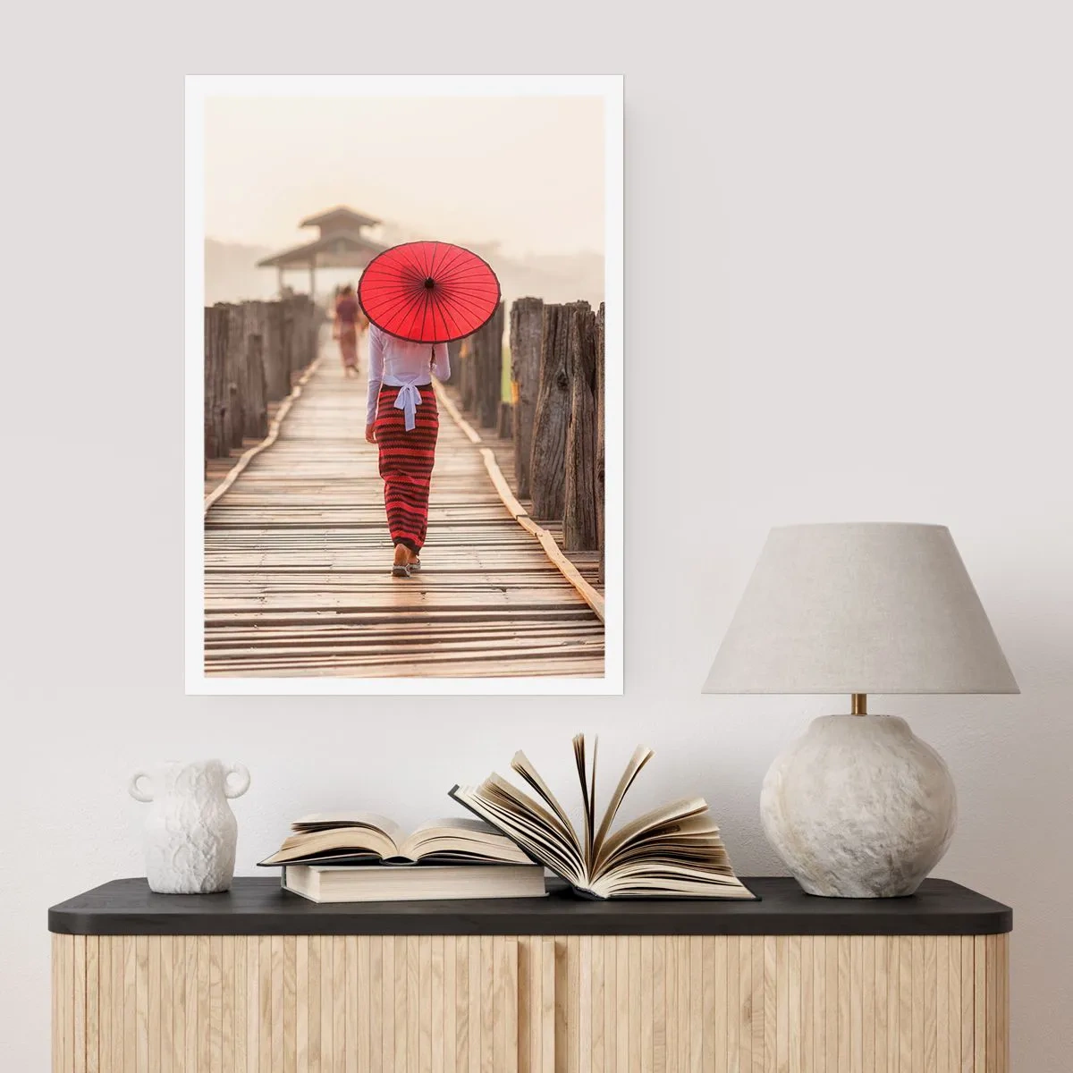 Plakat - Na starym moście - 70x100 cm