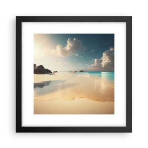 Plakat w czarnej ramie - Wymarzony dzień - 30x30 cm