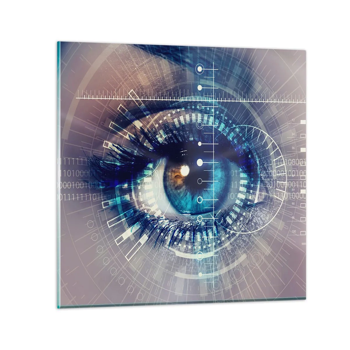 Obraz na szkle - Myślisz, że mnie znasz - 60x60 cm