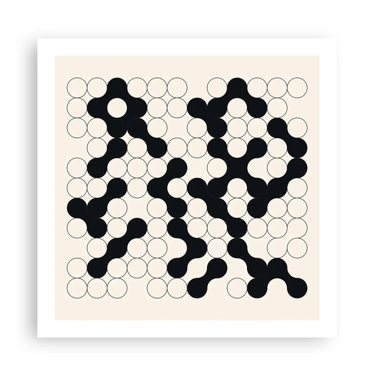 Plakat - Chińska gra – wariacja - 60x60 cm