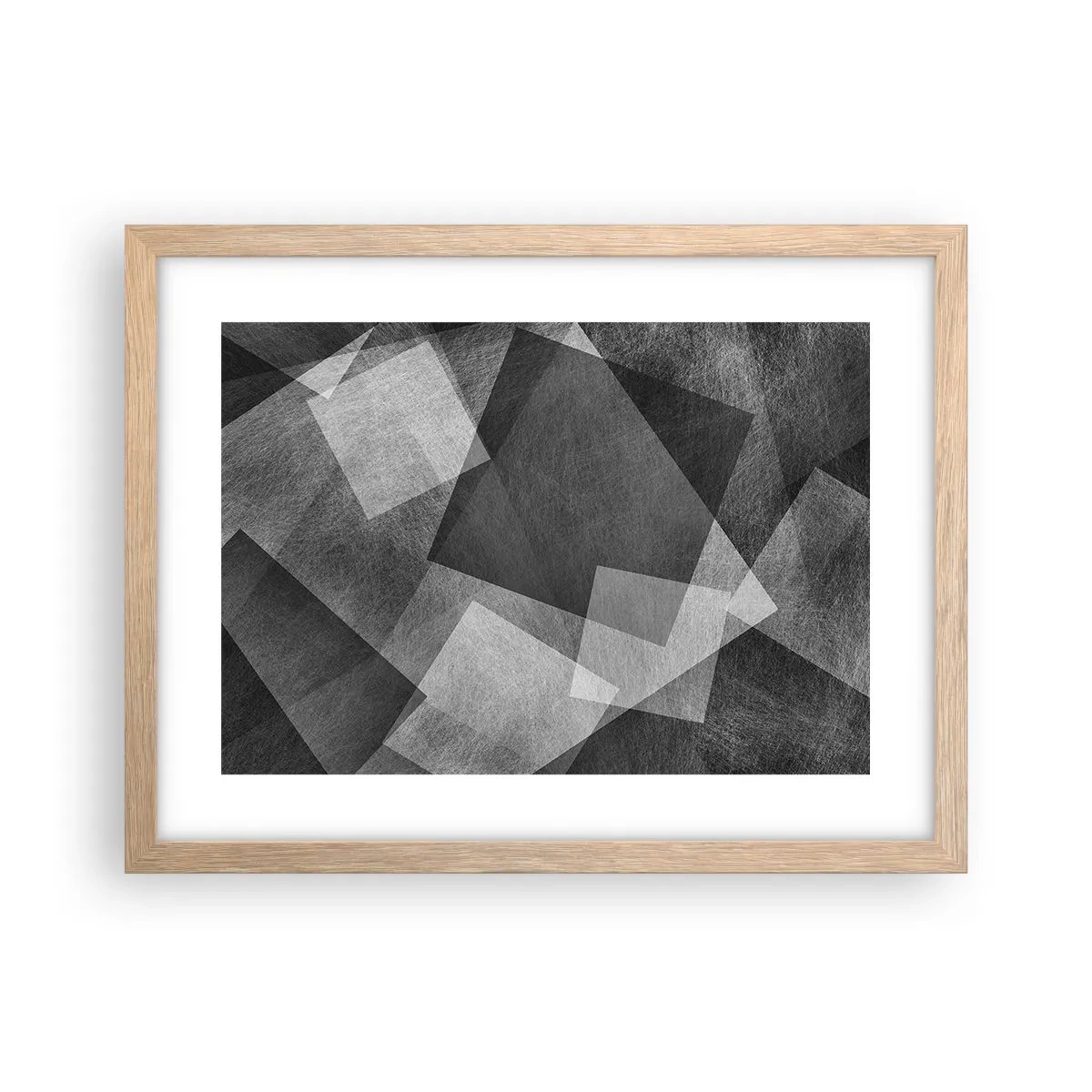 Plakat w ramie jasny dąb - Odwieczny symbol trwałości i porządku - 40x30 cm