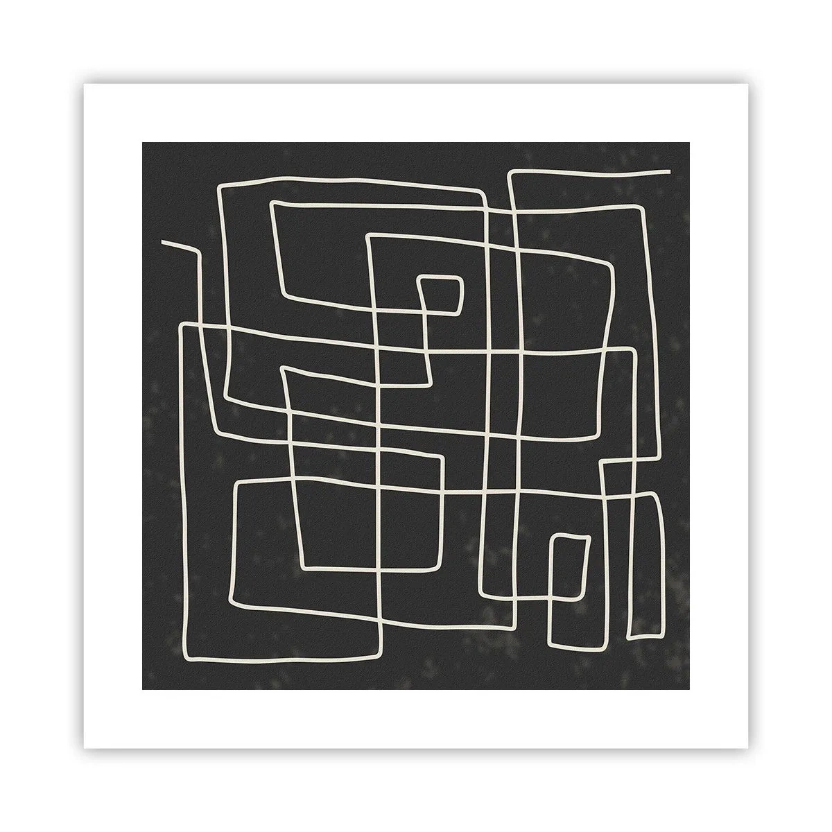 Plakat - Nie taki prosty - 40x40 cm