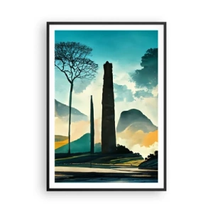 Plakat w czarnej ramie - Wciąż wyżej i wyżej - 70x100 cm
