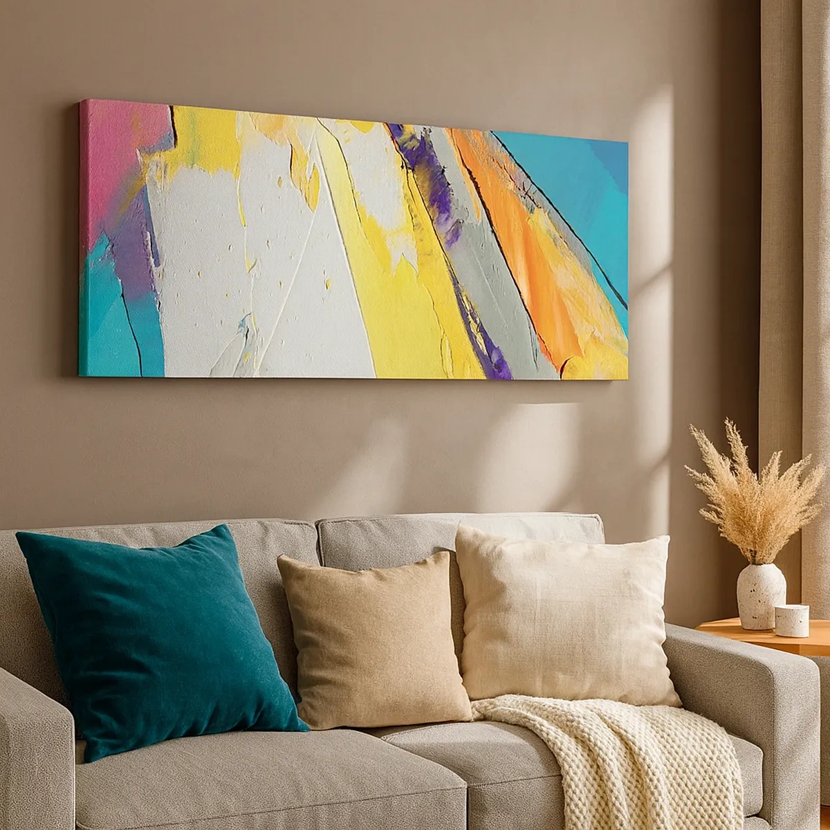 Obraz na płótnie - Anatomia światła - 30x30 cm