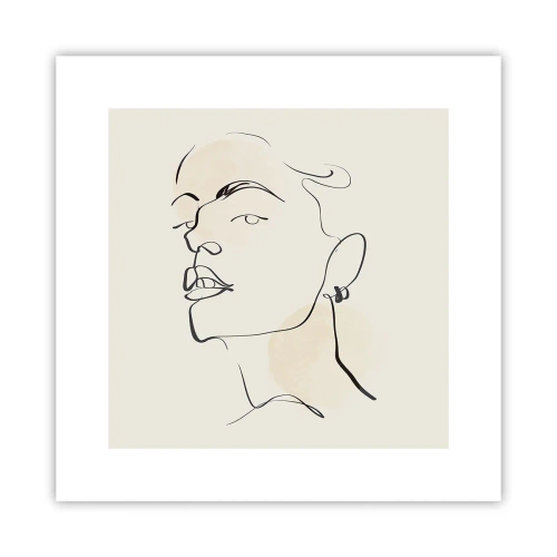 Plakat - Dumne spojrzenie - 30x30 cm