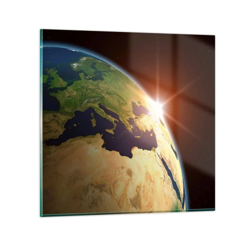 Obraz na szkle - Wschód słońca - 60x60 cm