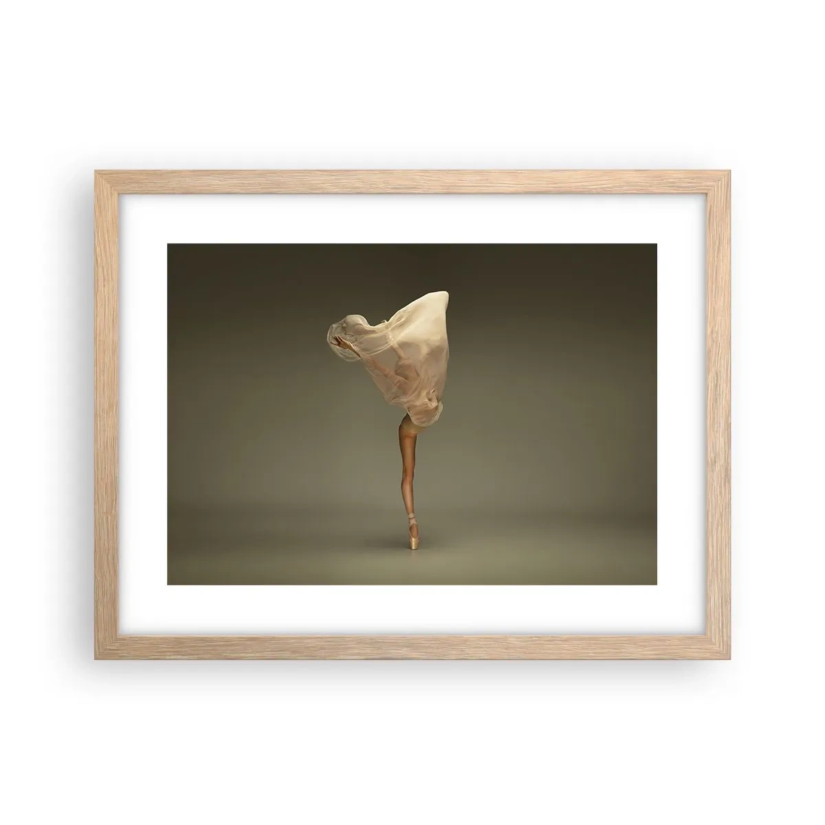 Plakat w ramie jasny dąb - Zaraz wzleci - 40x30 cm