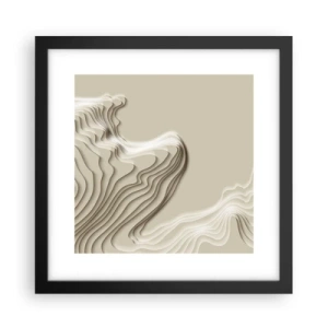 Plakat w czarnej ramie - Topografia sztuki - 30x30 cm