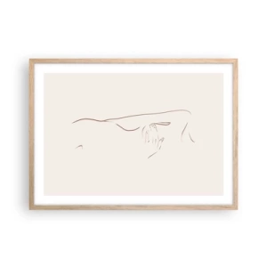 Plakat w ramie jasny dąb - Kształt pragnienia - 70x50 cm