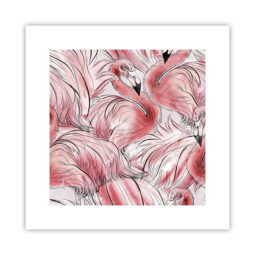 Plakat - Ptasi corps de ballet - 30x30 cm