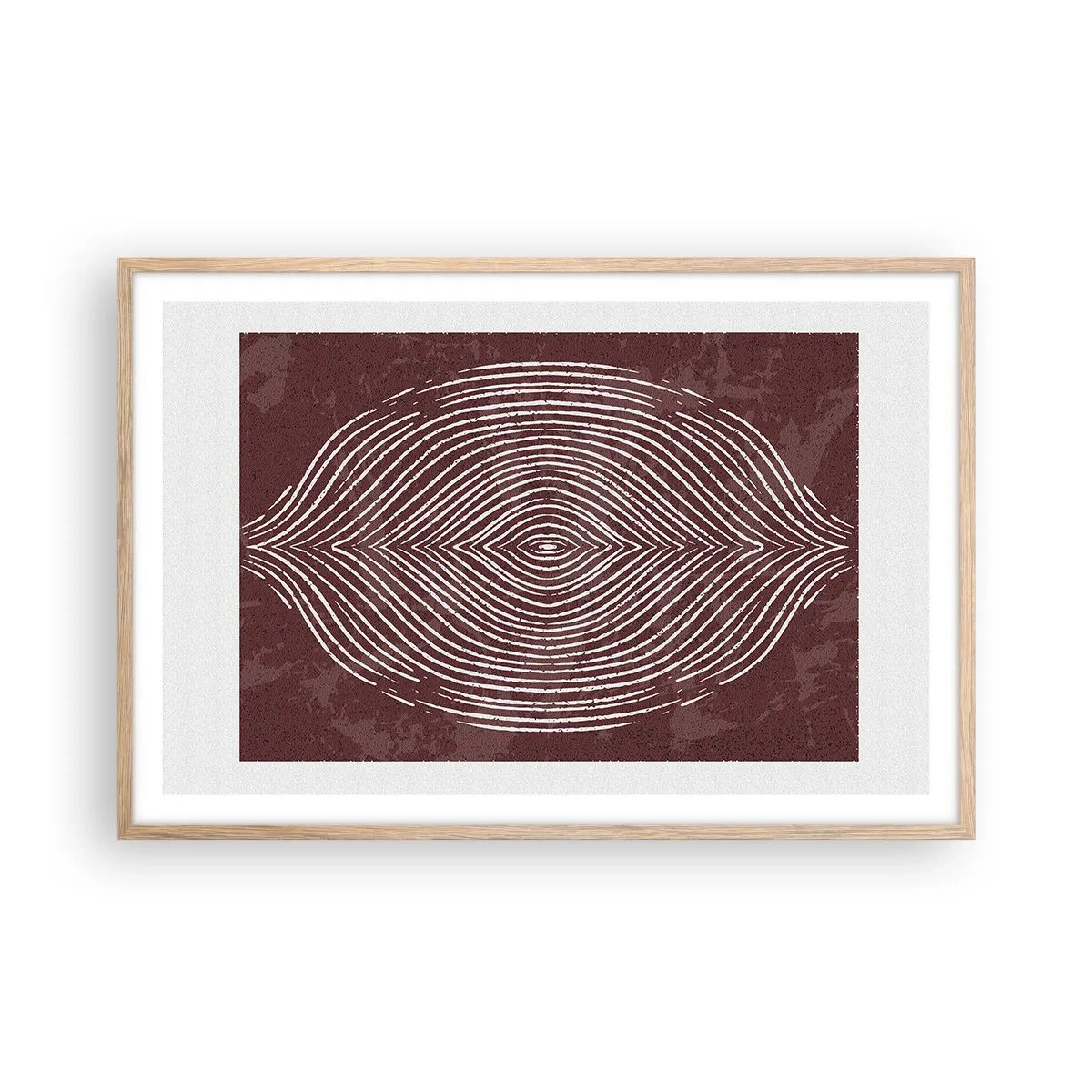 Plakat w ramie jasny dąb - Przestrzeń mówi - 91x61 cm