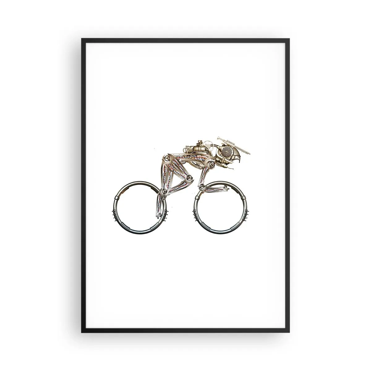 Plakat w czarnej ramie - Wspaniała maszyna - 70x100 cm