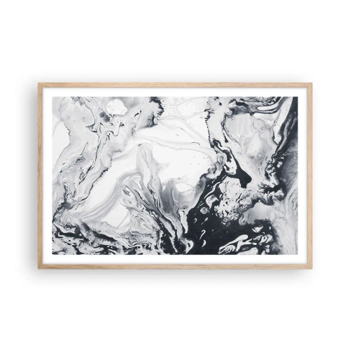 Plakat w ramie jasny dąb - Wnętrze Ziemi - 91x61 cm