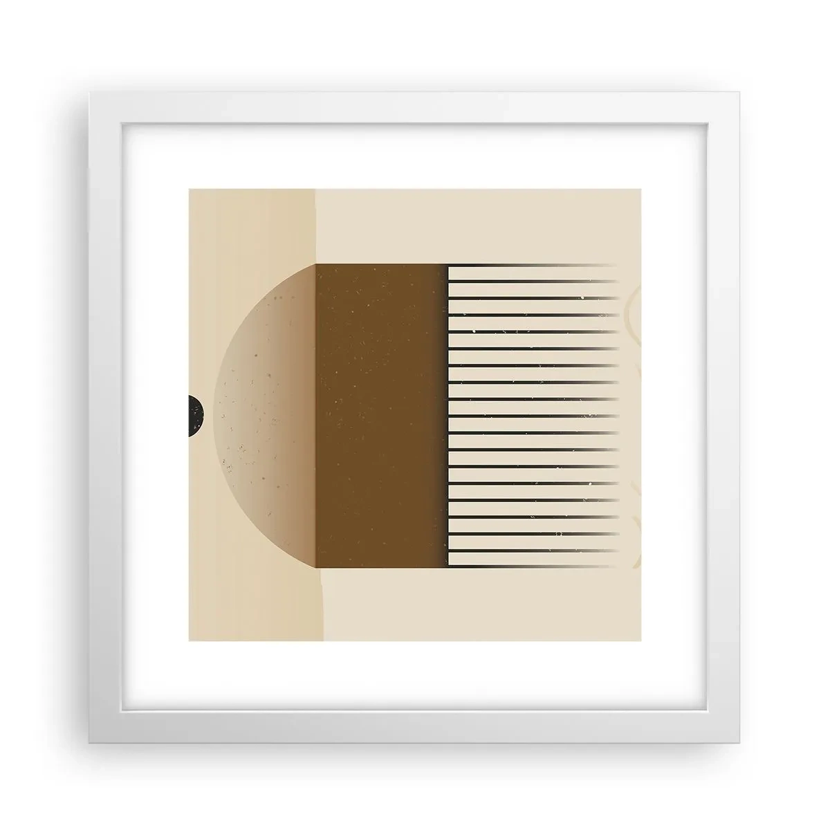 Plakat w białej ramie - Różne stany - 30x30 cm