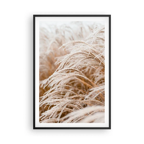 Plakat w czarnej ramie - Pokłon jesiennemu słońcu - 61x91 cm