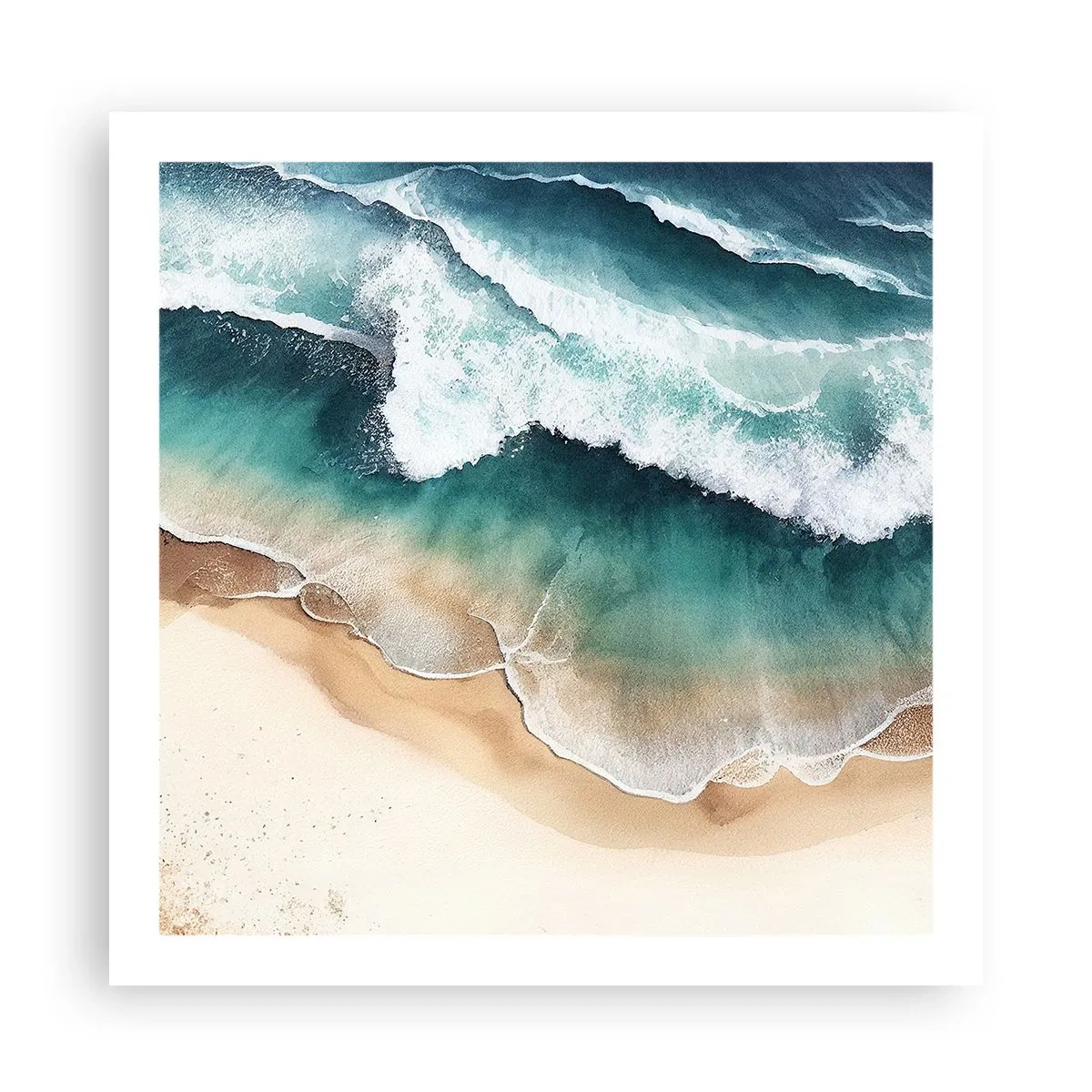 Plakat - Odwieczne spotkanie - 60x60 cm