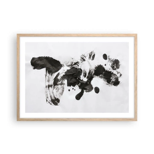 Plakat w ramie jasny dąb - W szaleństwie metoda? - 70x50 cm