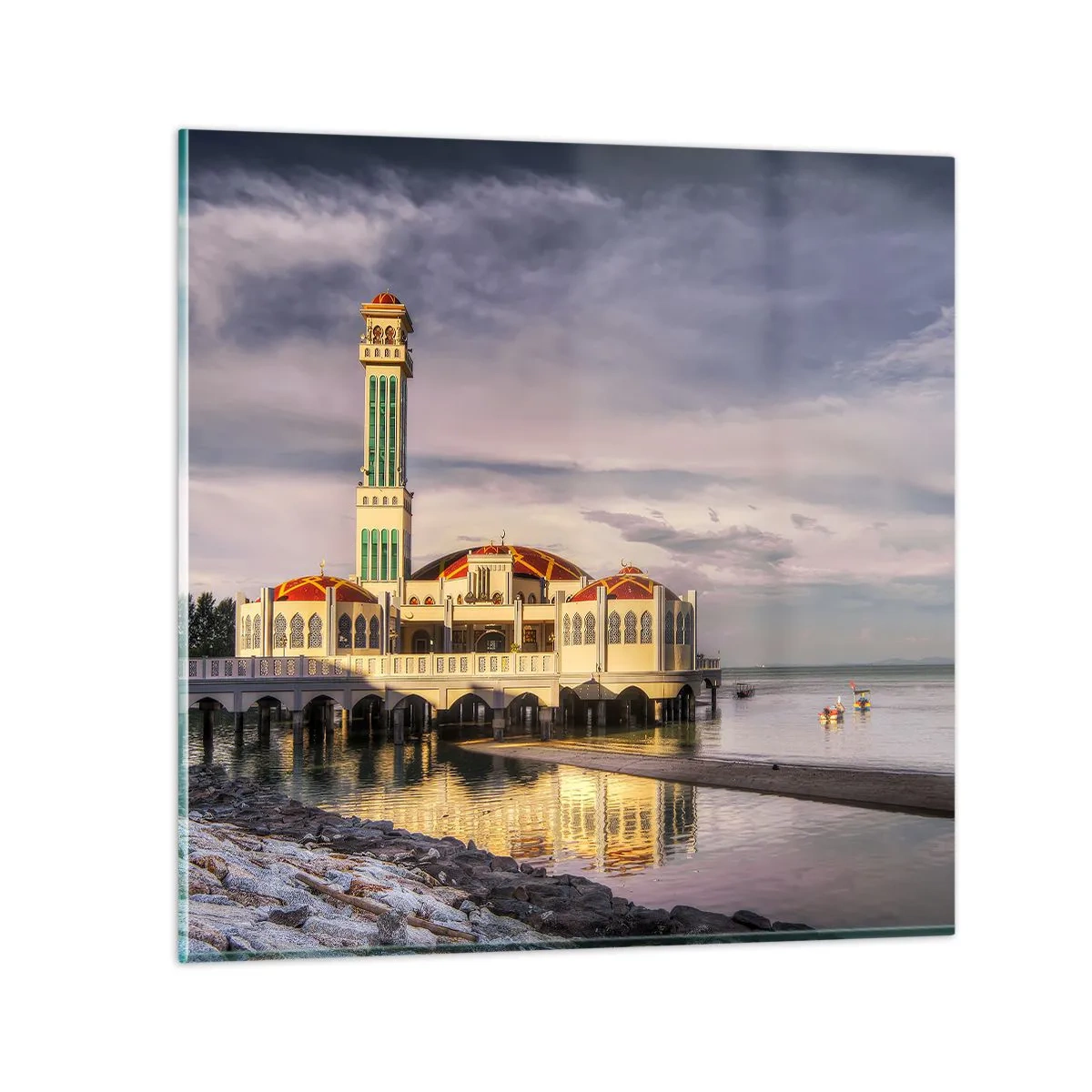 Obraz na szkle - Swiątynia natury - 60x60 cm