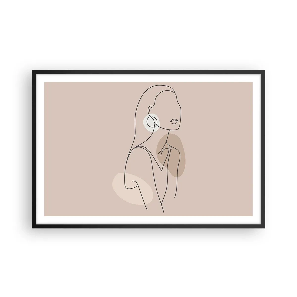 Plakat w czarnej ramie - Ikona dziewczęcości - 91x61 cm