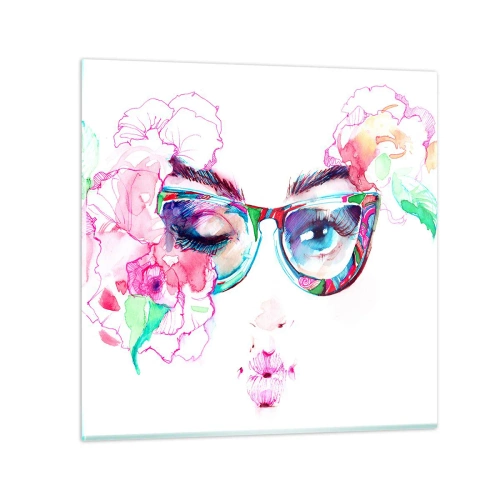 Obraz na szkle - Kusząca obietnica - 50x50 cm