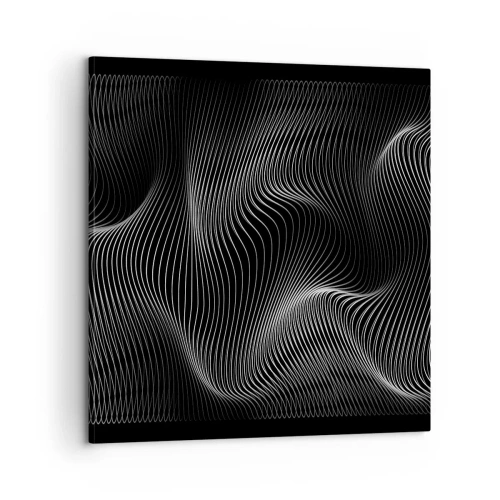 Obraz na płótnie - Taniec światła w przestrzeni - 60x60 cm