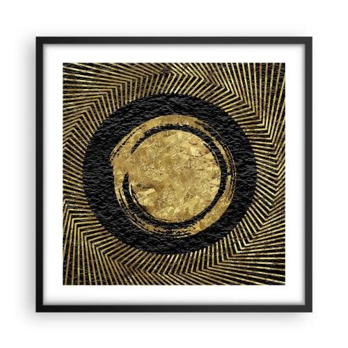 Plakat w czarnej ramie - Kompozycja glamour - 50x50 cm