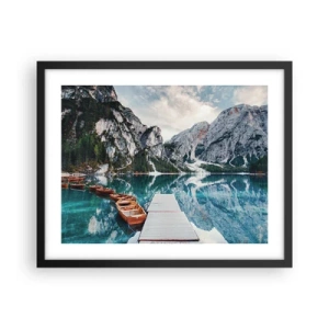 Plakat w czarnej ramie - Pokażemy ci piękno - 50x40 cm