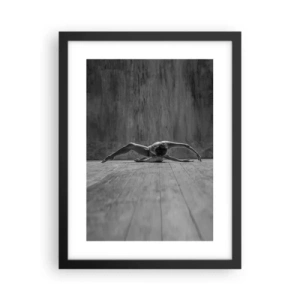 Plakat w czarnej ramie - Symetria odnaleziona - 30x40 cm