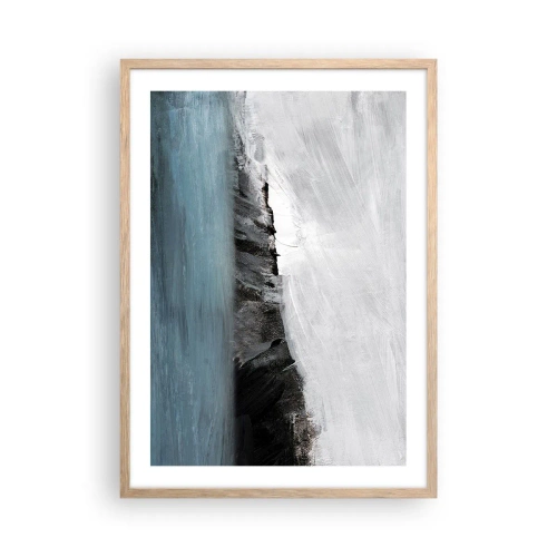 Plakat w ramie jasny dąb - Woda – ziemia: starcie żywiołów - 50x70 cm